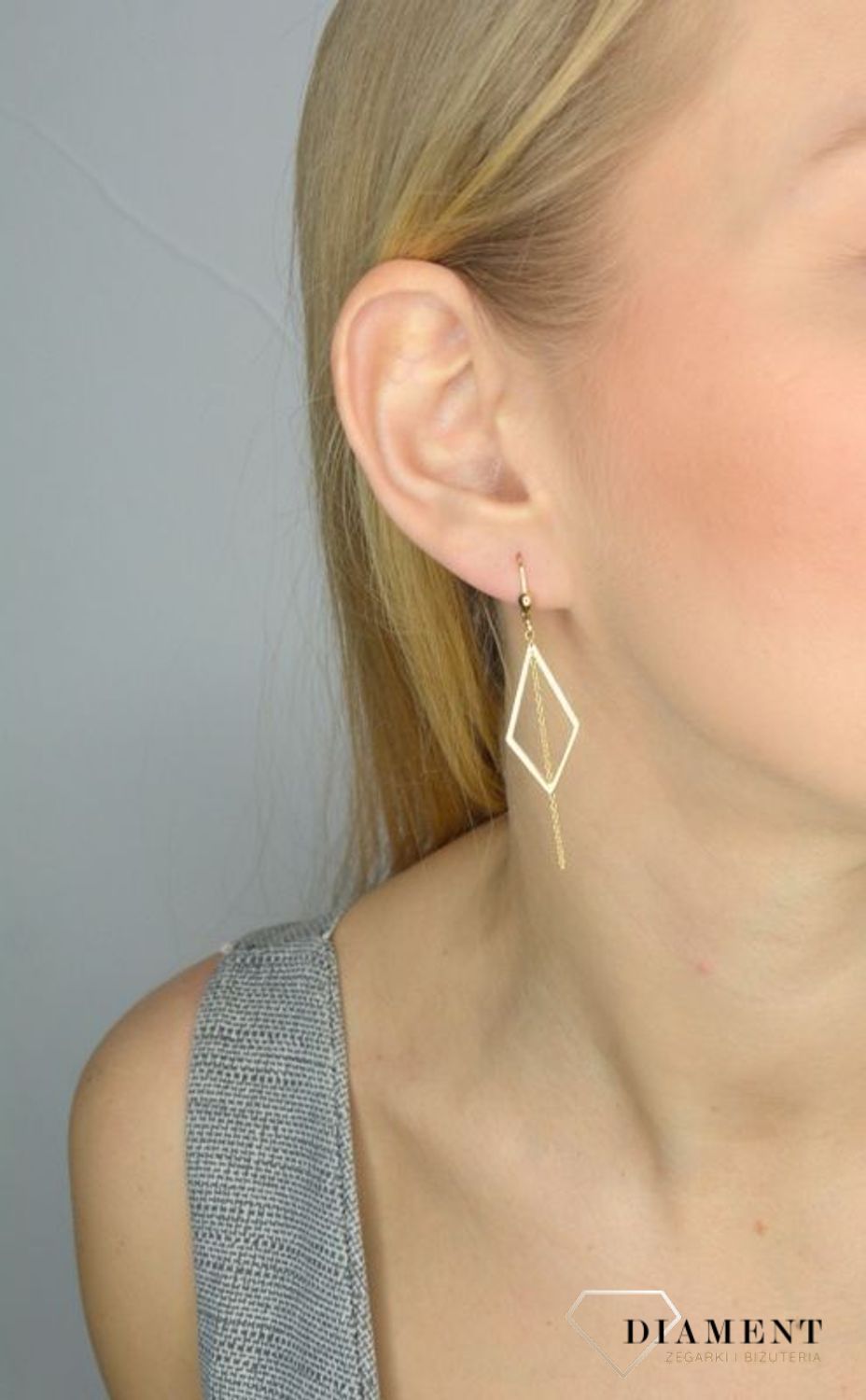 Kolczyki złote romby wiszące S2K000000-445.jpg