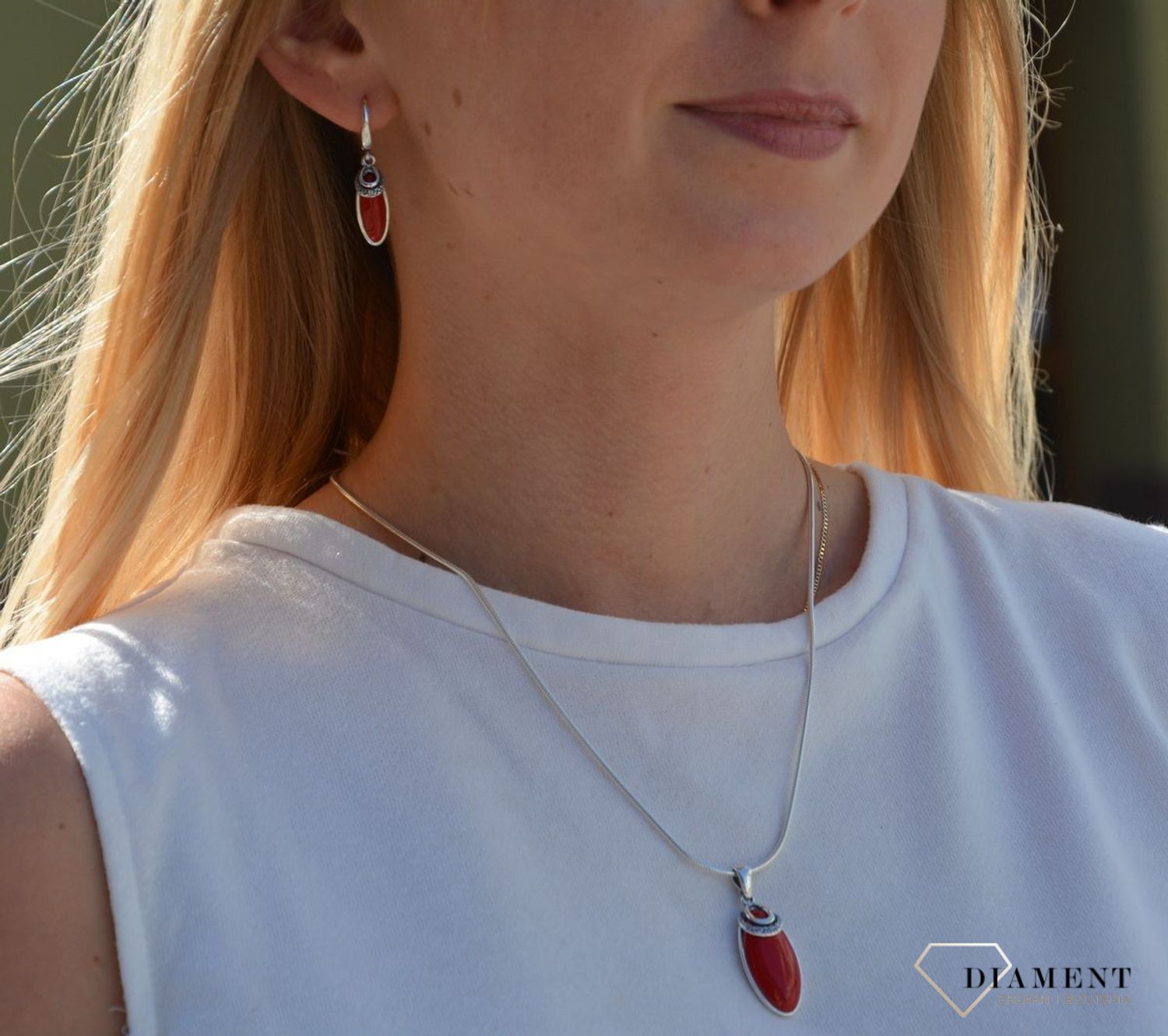 Kolczyki srebrne damskie   ✓kolczyki kamień ✓ Srebrne kolczyki w sklepie zegarki-diament.pl,.jpg