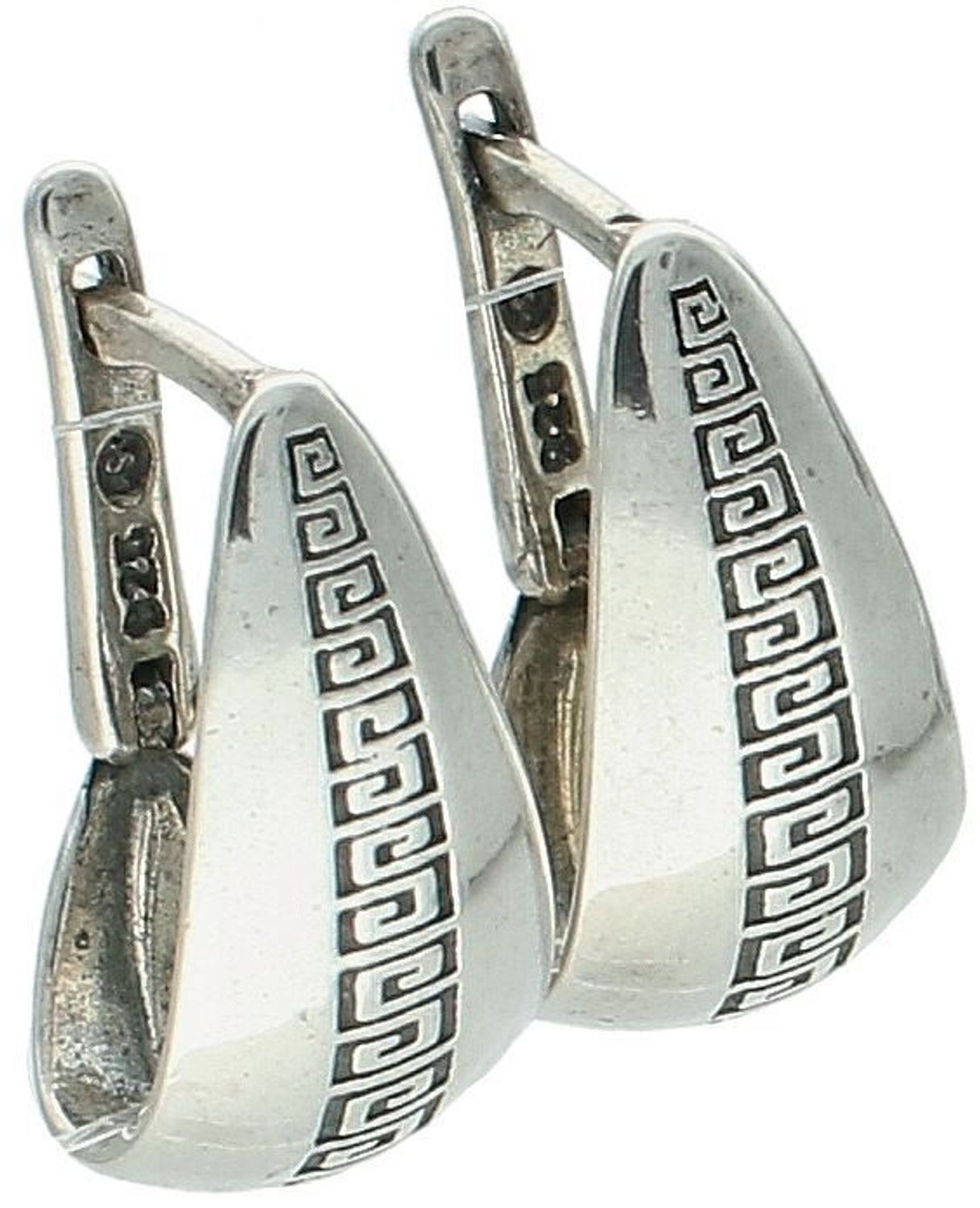 Kolczyki damskie srebrne łezki droga grecka próba 925, S2K000000-596.jpg