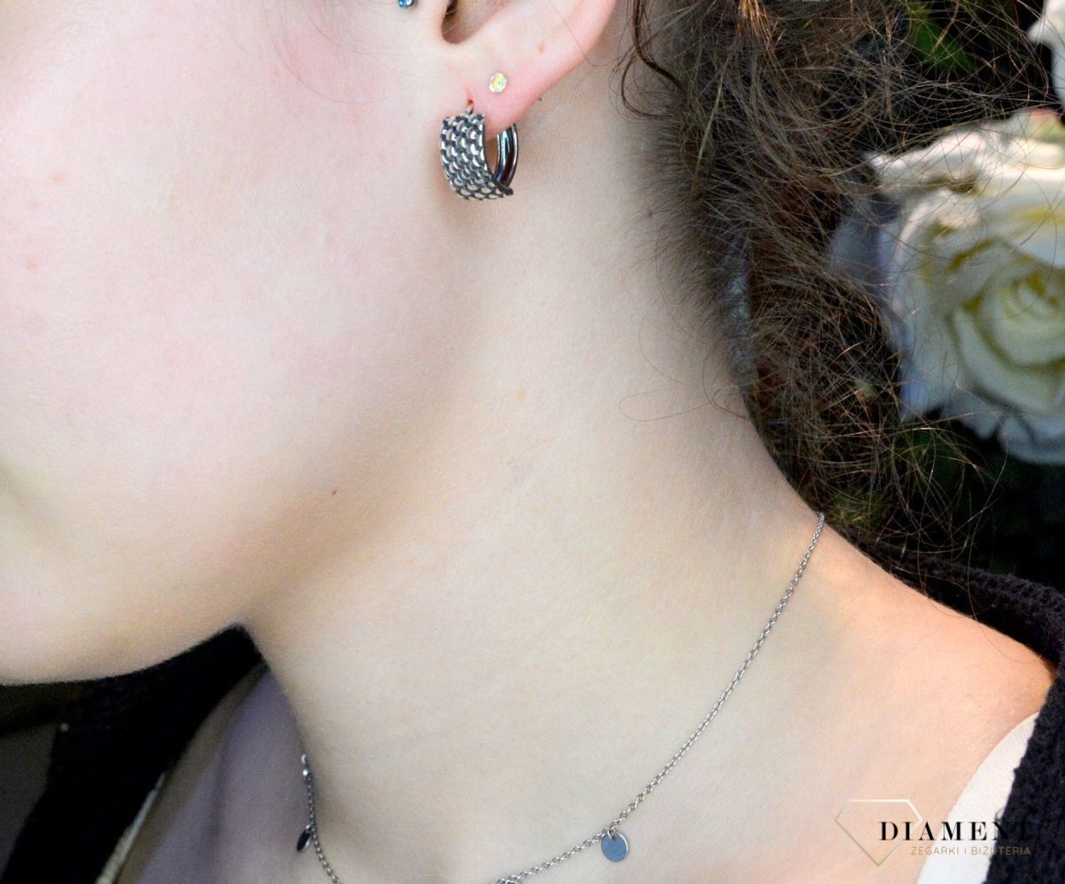 Kolczyki koła wytłaczany wzór 925 S2K000000-794.jpg