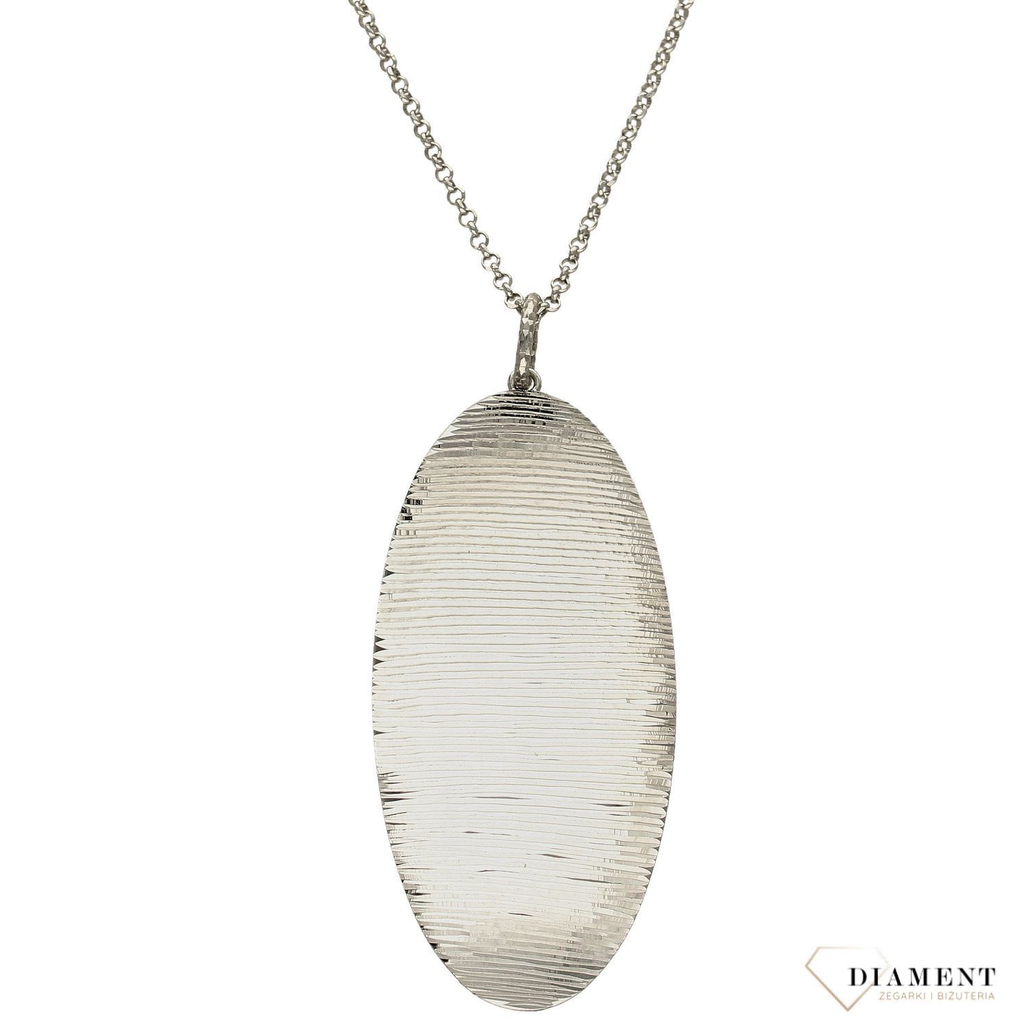 Naszyjnik damski srebrny o owalnym kształcie S2N000000-047.jpg