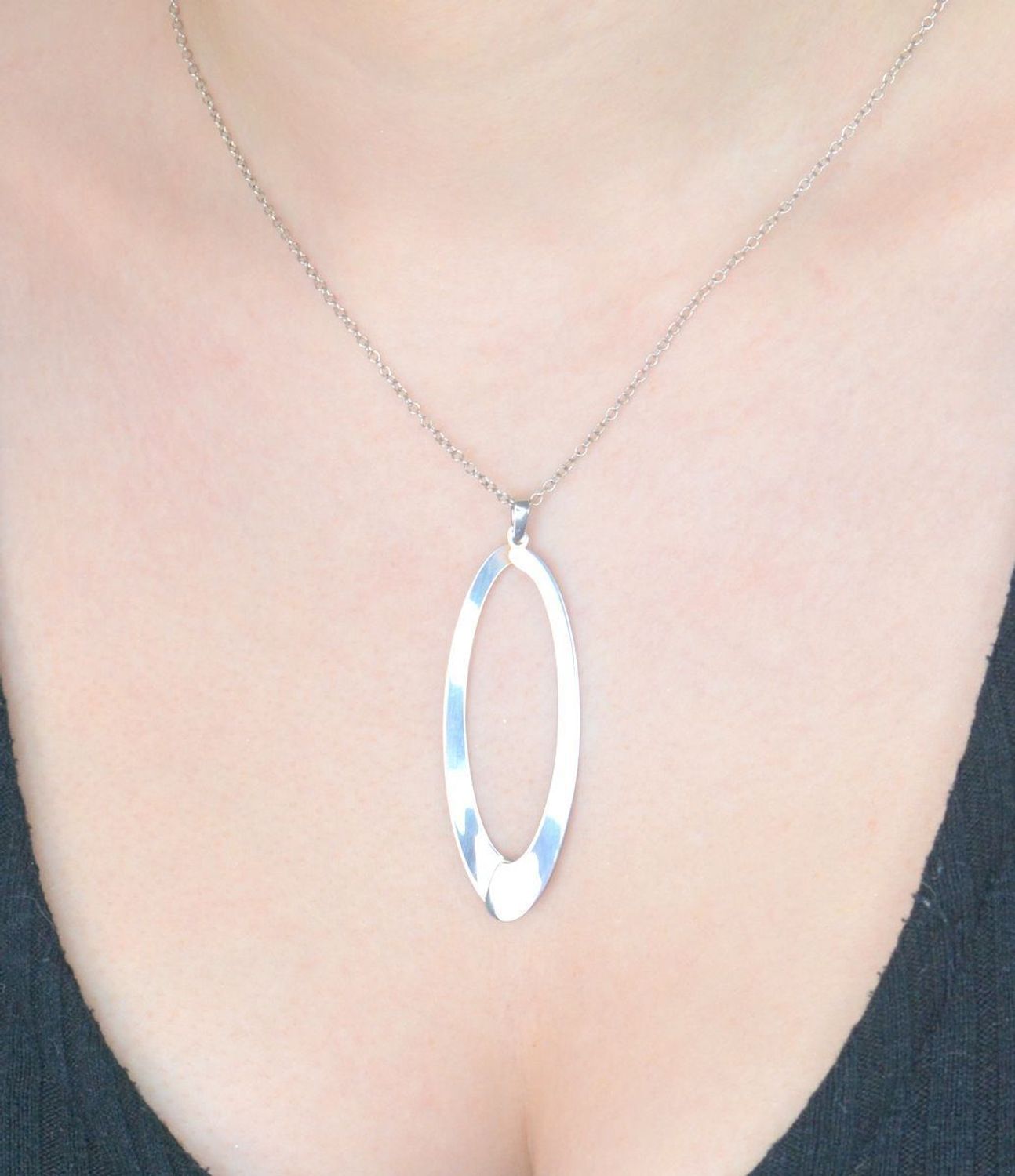 Naszyjnik srebrny z zawieszką srebrną blaszka S2N000000-065  ✓ Długi naszyjnik ✓ Biżuteria srebrna ✓ Biżuteria dla kobiet ✓ Biżuteria na prezent ✓ Kurier 24h ✓ Gwarancja najniższej ceny 1Zapras.jpg