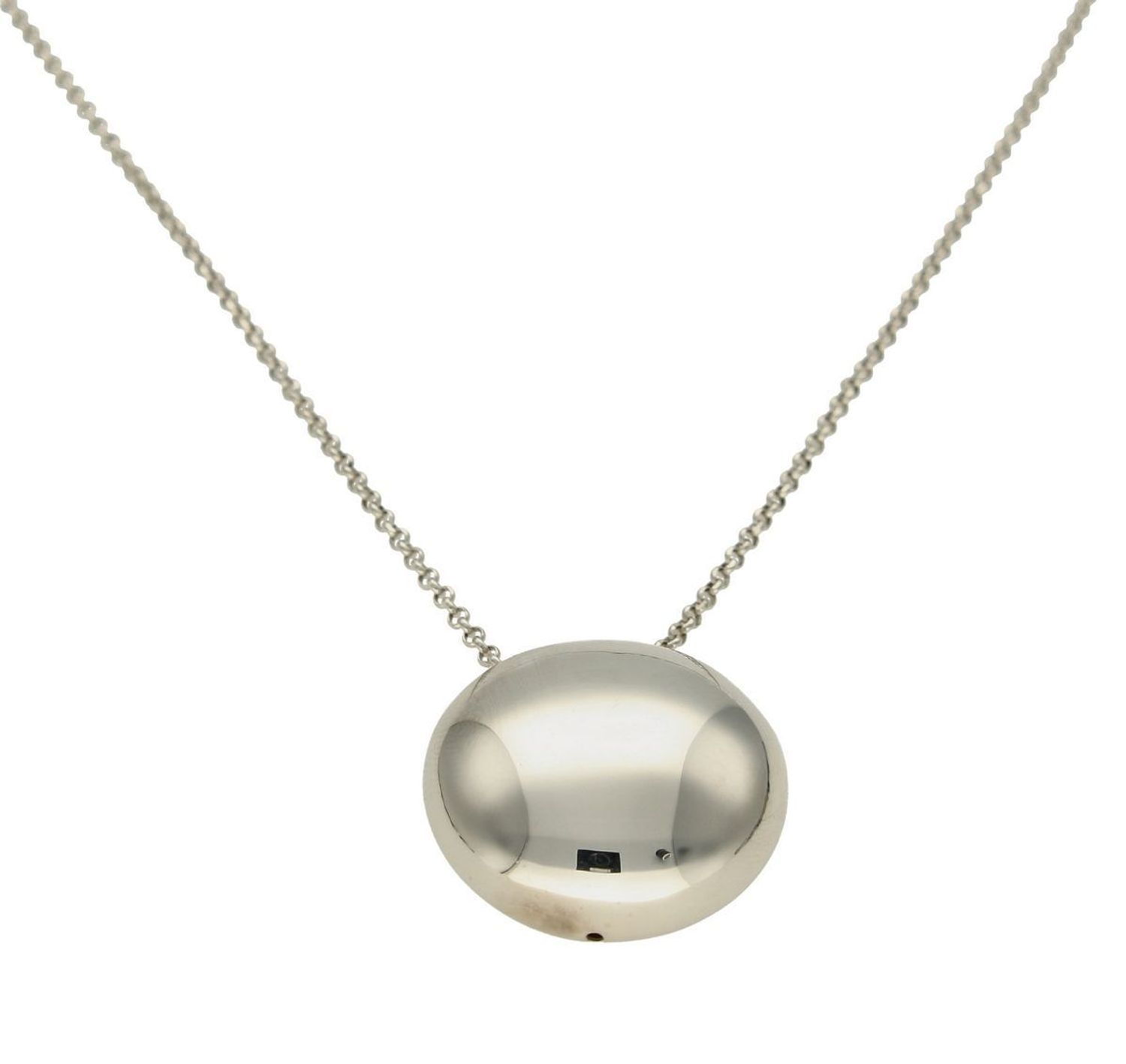 Naszyjnik damski  Gładka półkula  S2N000000-260. Srebrny naszyjnik z zawieszka o formie gładkiej półkuli wykonany ze srebra próby 925. Idealny pomysł na prezent dla każdej kobiety (2).jpg