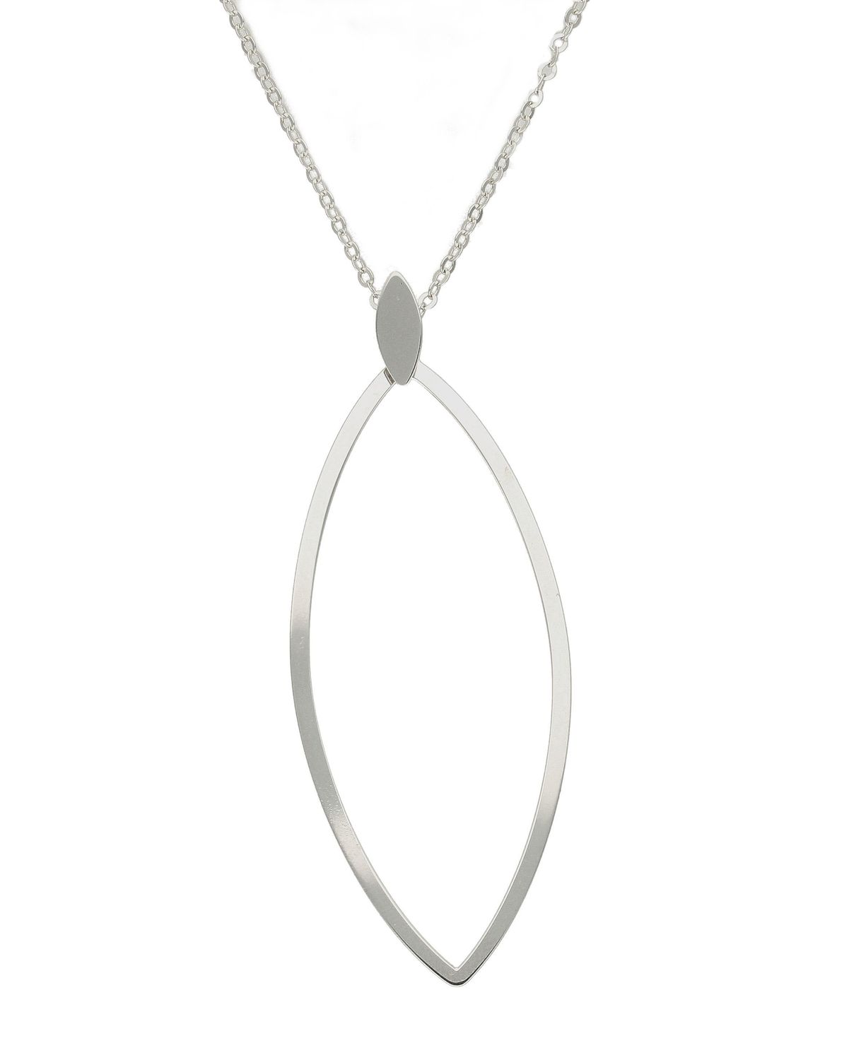 Srebrny naszyjnik długa, gładka łezka S2N000000-281.jpg