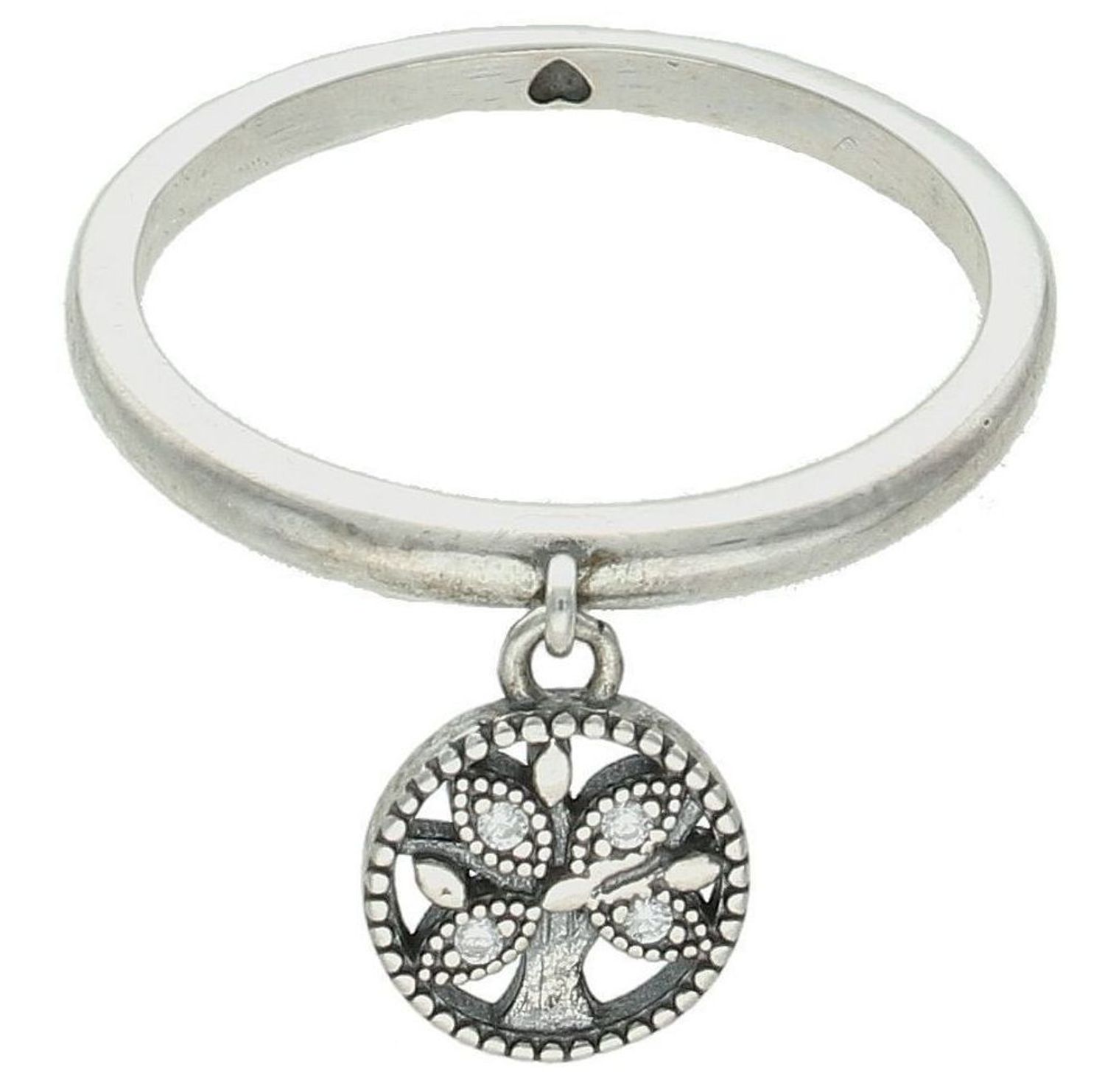 Srebrny pierścionek damski 925 z wiszącą zawieszką rozmiar 18 S2P000000-599. Srebrny pierścionek damski. Pierścionek srebrny na prezent. Pierścionek ze srebra z zawieszką.1.jpg