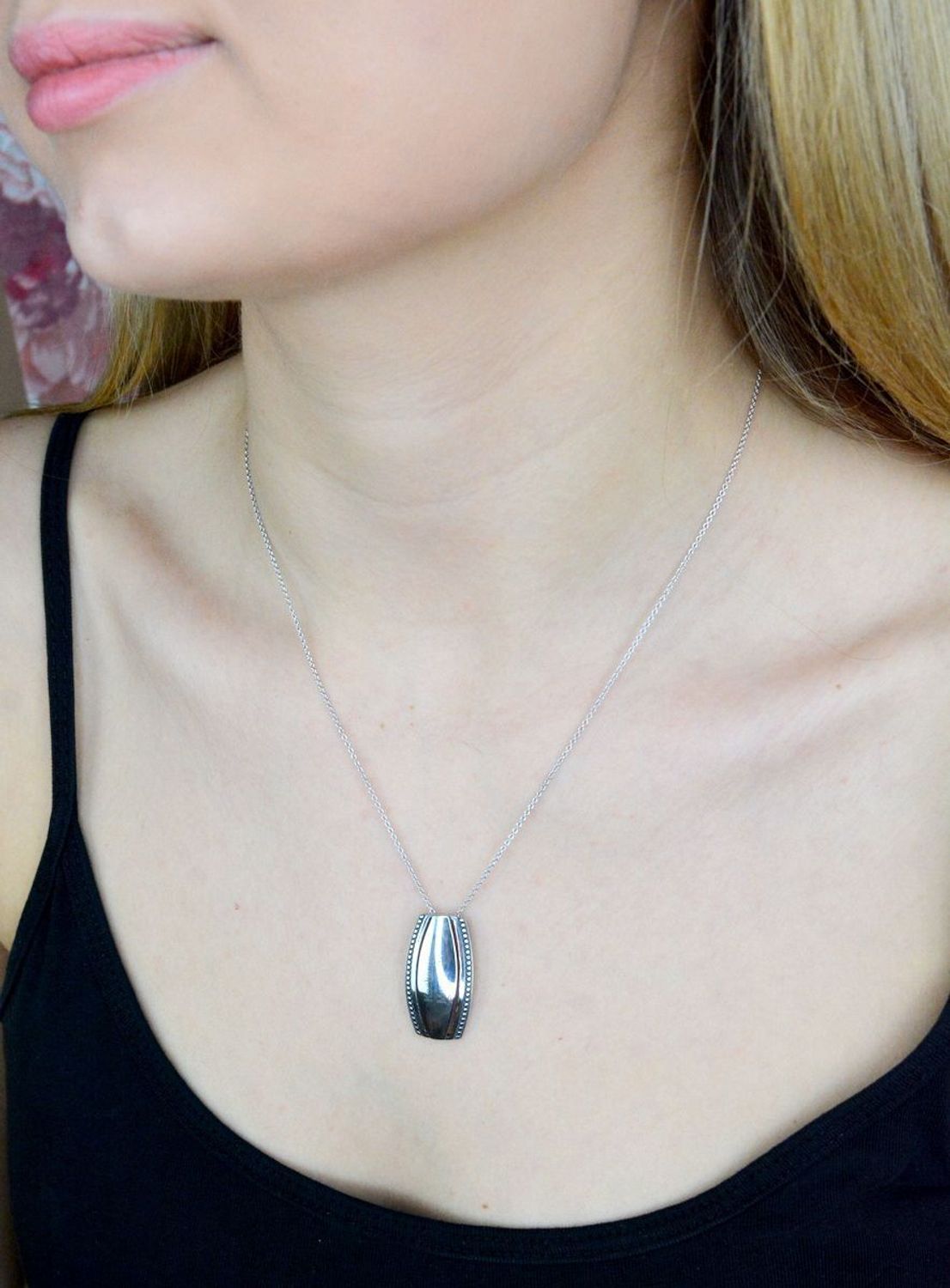 Srebrna zawieszka klasyczna 'Kochanej mamie' Prezent na Dzień Mamy S2Z000000-217-MAMA.jpg