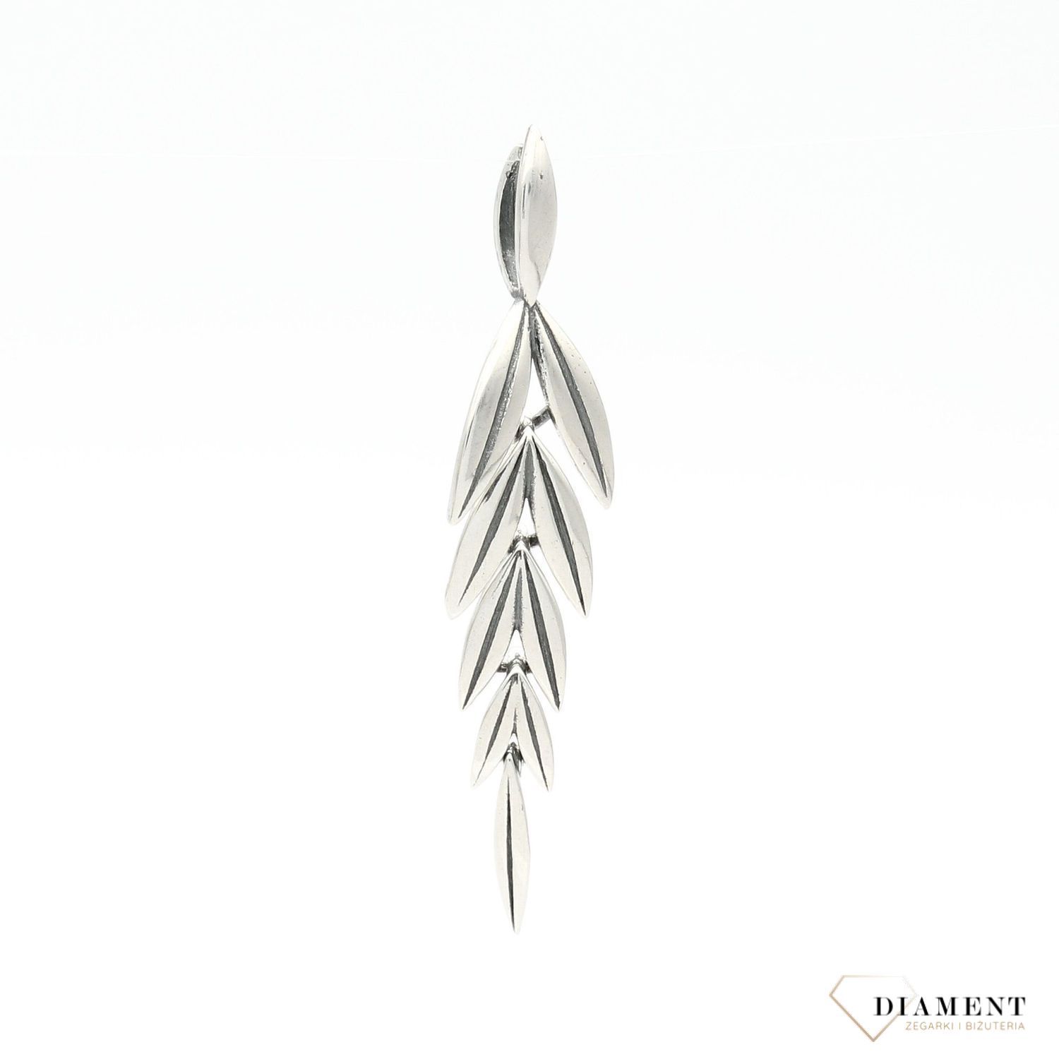 Zawieszka srebrna liść✓Srebrne Zawieszki Damskie w Sklepie z Biżuterią zegarki-diament.pl✓Piękne i Eleganckie Zawieszki dla Kobiet✓Prawdziwe Srebro✓Darmowa wysyłka✓.jpg