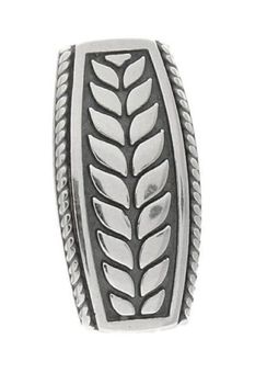 Srebrny wisiorek prostokąt z liściem 925lisc.jpg