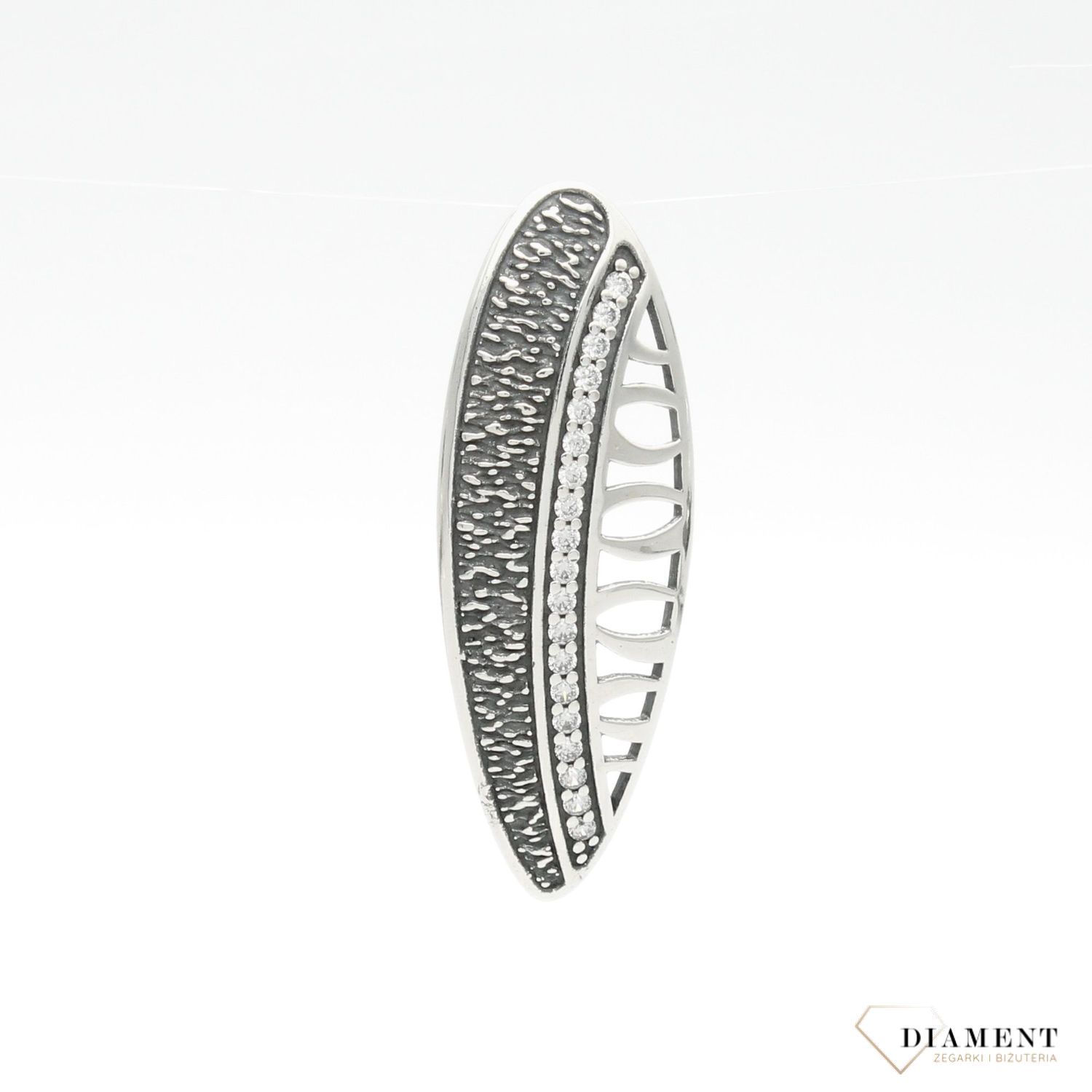 Zawieszka srebrna cyrkonie✓Srebrne Zawieszki Damskie w Sklepie z Biżuterią zegarki-diament.pl✓Piękne i Eleganckie Zawieszki dla Kobiet✓Prawdziwe Srebro✓.jpg