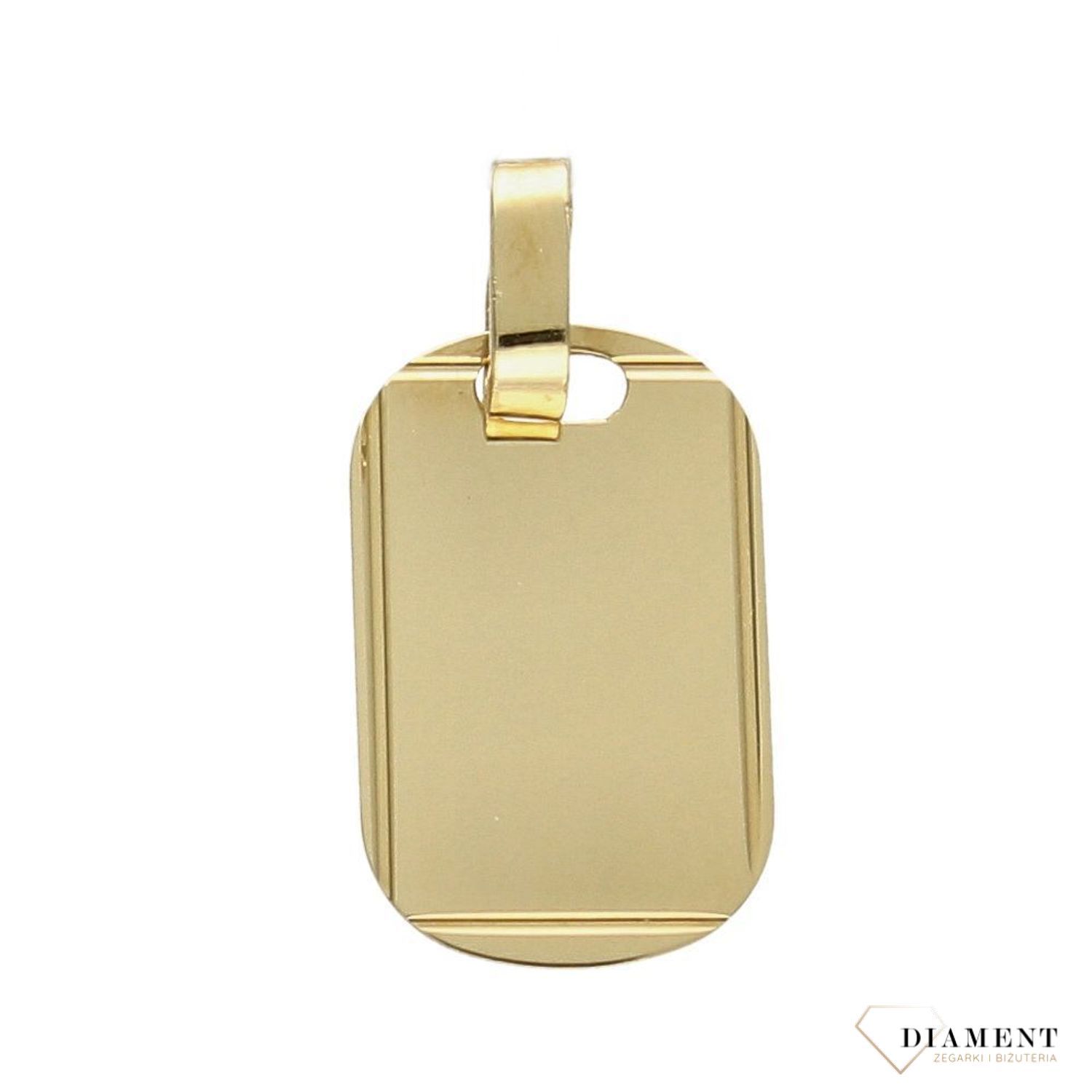 Złota zawieszka 585 blaszka do graweru S2Z000000-364.jpg
