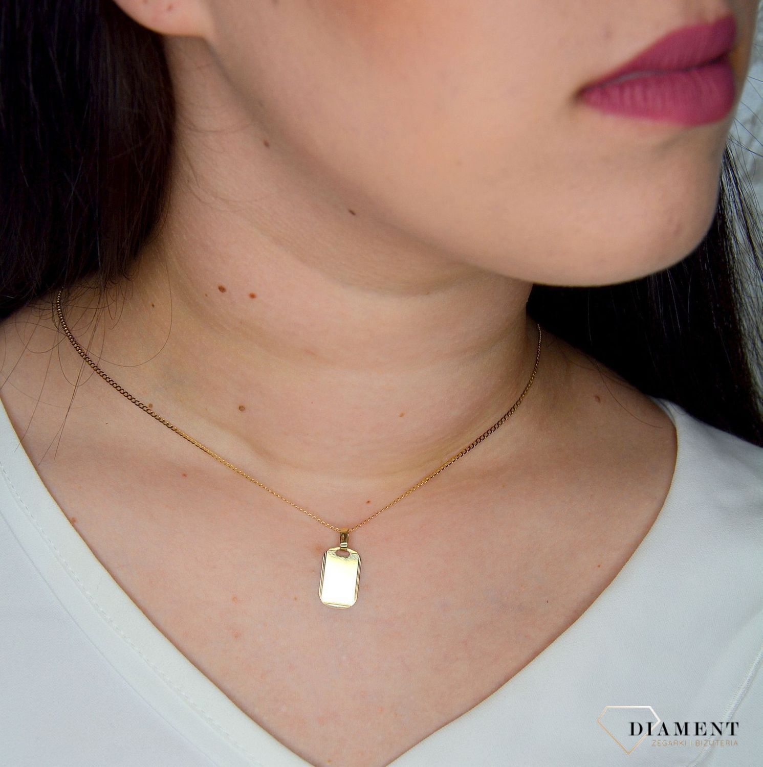 Złota zawieszka 585 blaszka do graweru S2Z000000-364.jpg