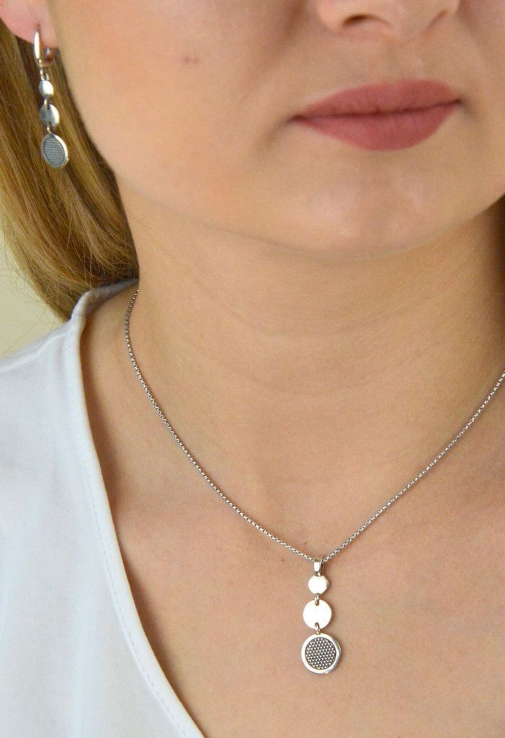 Zawieszka srebrna damska 925 kółka z oksydą S2Z000000-624.jpg