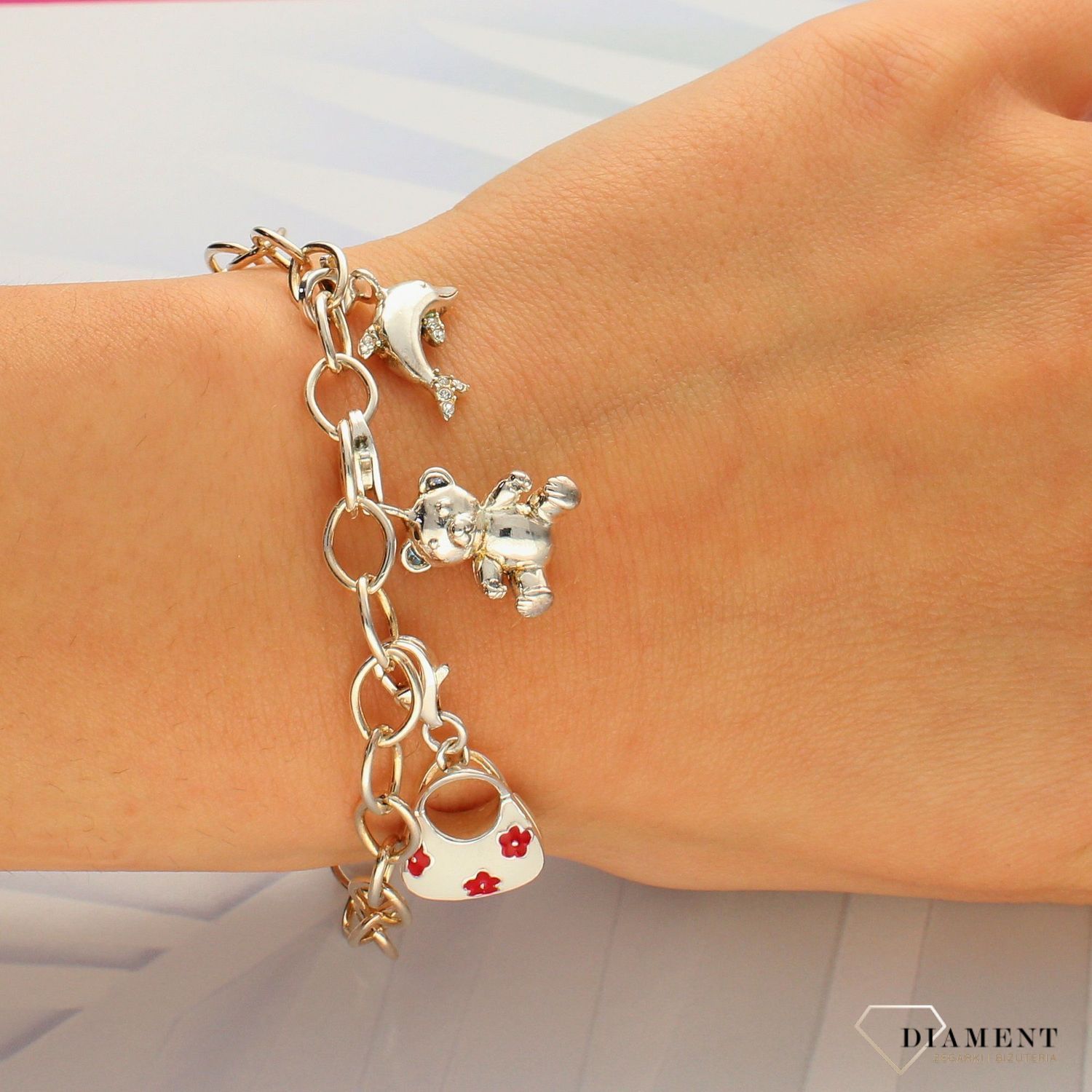 Srebrna zawieszka, charms torebka z emalią S2Z000000-768 (1).jpg