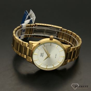 Zegarek męski na złotej bransolecie QQ Superior S398-001ze stali 316L (3).jpg