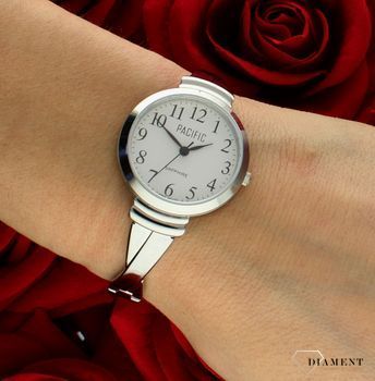 Damski zegarek Pacific Sapphire S6007-01 biżuteryjna bransoleta. Kup Damski Zegarek Kwarcowy w Zegarki-diament.pl Pacific wodosz.jpg