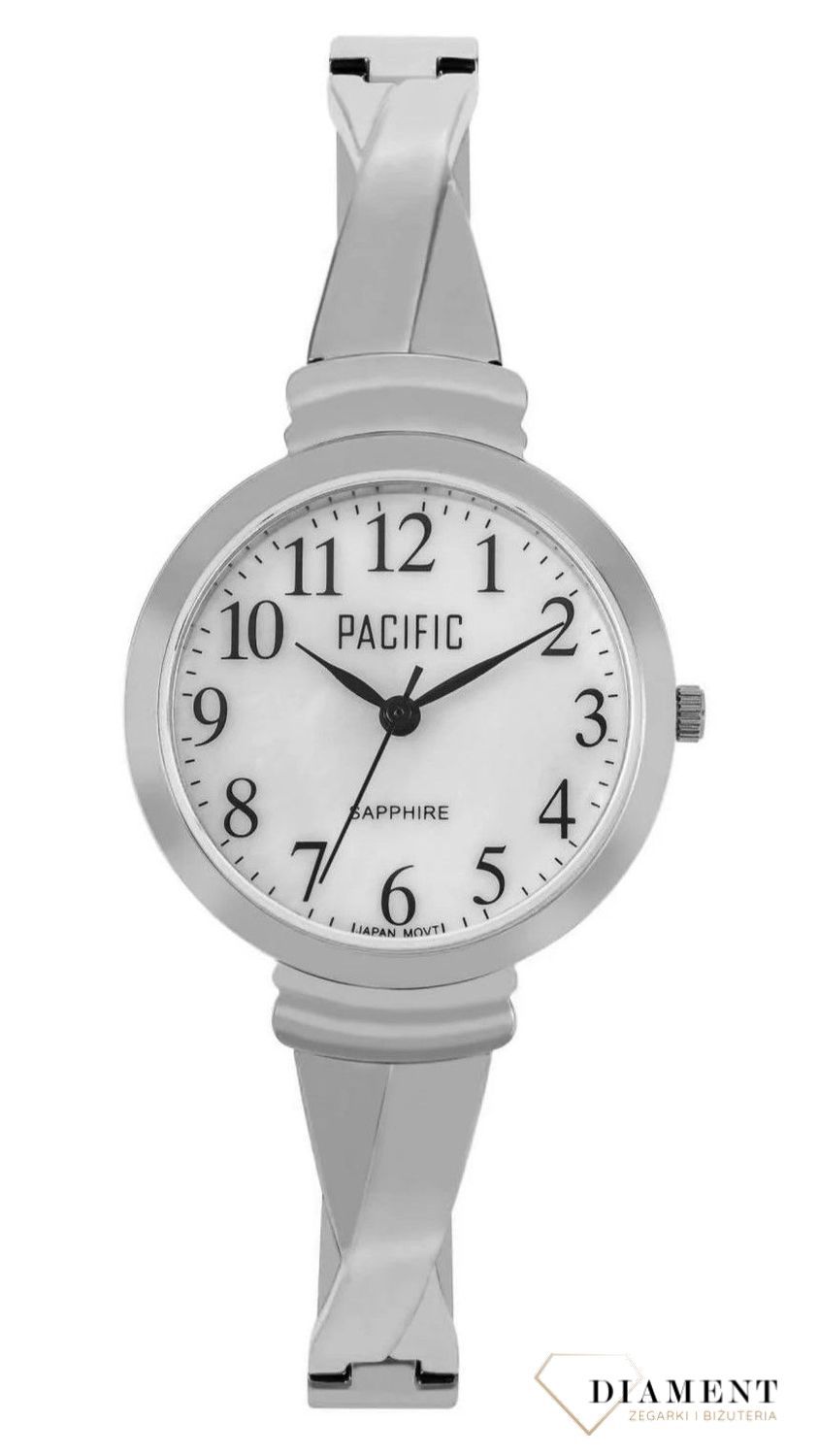 Damski zegarek Pacific Sapphire S6007-02 biżuteryjna bransoleta. Zegarek cały stalowy. Kup Damski Zegarek Kwarcowy w Zegarki-diament.pl Pacific wodoszczelność 50m = WR50 ☝ taniej - Najwięcej ofert w jednym miejscu. Grawer gratis.2.jpg