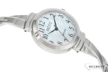 Damski zegarek Pacific Sapphire S6007-02 biżuteryjna bransoleta. Zegarek cały stalowy. Kup Damski Zegarek Kwarcowy w Zegarki-diament.pl Pacific wodoszczelność 50m = WR50 ☝ taniej - Najwięcej ofert w jednym miejscu. Grawer gratis. 4.jpg