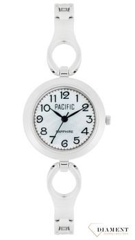 Damski zegarek Pacific Sapphire S6014-02 biżuteryjna bransoleta. Kup Damski Zegarek Kwarcowy w Zegarki-diament.pl Pacific wodoszczelność 30m = WR30 ☝ taniej - Najwięcej ofert w jednym miejscu. Grawer gratis. Szkło szafirowe.jpg