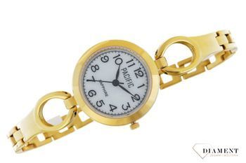 Damski zegarek Pacific Sapphire złoty biżuteryjna bransoletka S6014-04. Zegarek cały stalowy. Kup Damski Zegarek Kwarcowy w Zegarki-diament.pl Pacific wodoszczelność 50m = WR50 ☝ taniej - Najwięcej ofert w jednym miejsc3.jpg