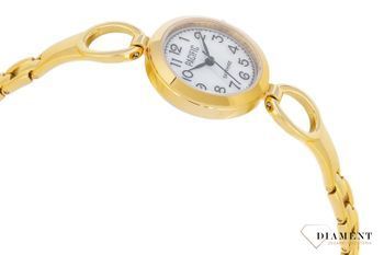 Damski zegarek Pacific Sapphire złoty biżuteryjna bransoletka S6014-04. Zegarek cały stalowy. Kup Damski Zegarek Kwarcowy w Zegarki-diament.pl Pacific wodoszczelność 50m = WR50 ☝ taniej - Najwięcej ofert w jednym miejsc4.jpg