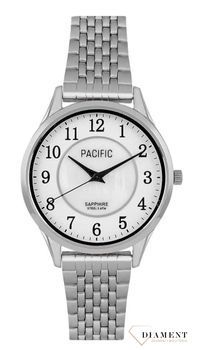 Damski zegarek Pacific Sapphire S6026-01 srebrny wyraźne cyfry. Kup Damski Zegarek Kwarcowy w Zegarki-diament.pl Pacific zegarek cały stalowy. Najwięcej ofert w jednym miejscu. Grawer gratis. Szkło szafirowe.1.jpg