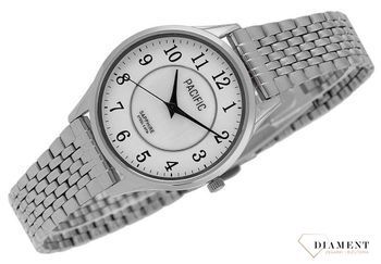 Damski zegarek Pacific Sapphire S6026-01 srebrny wyraźne cyfry. Kup Damski Zegarek Kwarcowy w Zegarki-diament.pl Pacific zegarek cały stalowy. Najwięcej ofert w jednym miejscu. Grawer gratis. Szkło szafirowe.2.jpg
