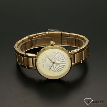Zegarek damski złoty na bransolecie z muszlą Strand S700LHGGSG-DOT ⌚  Zegarki damskie  (3).jpg