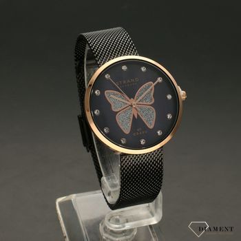 Zegarek damski na czarnej bransolecie z motylem STRAND Butterfly S700LXVBMB-DB (1).jpg