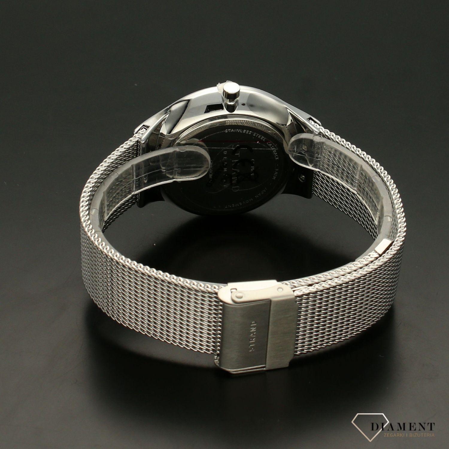 Zegarek męski Strand Caspian S701GDCWMC. Strand Caspian to elegancki zegarek męski z oryginalną, białą tarczą. Zegarek posiada indeksy w kolorze srebra.88.jpg