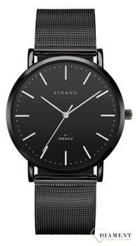 Zegarek męski Strand Hudson S702GXBBMB. Strand Hudson to elegancki zegarek męski z oryginalną, czarną tarczą. Zegarek posiada indeksy w kolorze srebra.88.jpg