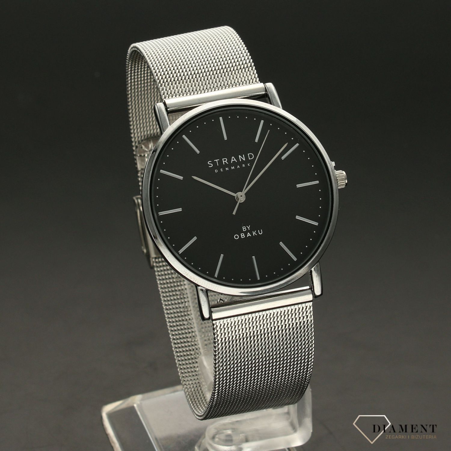 Zegarek męski Strand Hudson S702GXCBMC. Strand Hudson to elegancki zegarek męski z oryginalną, szarą tarczą. Zegarek posiada indeksy w kolorze srebra.55.jpg