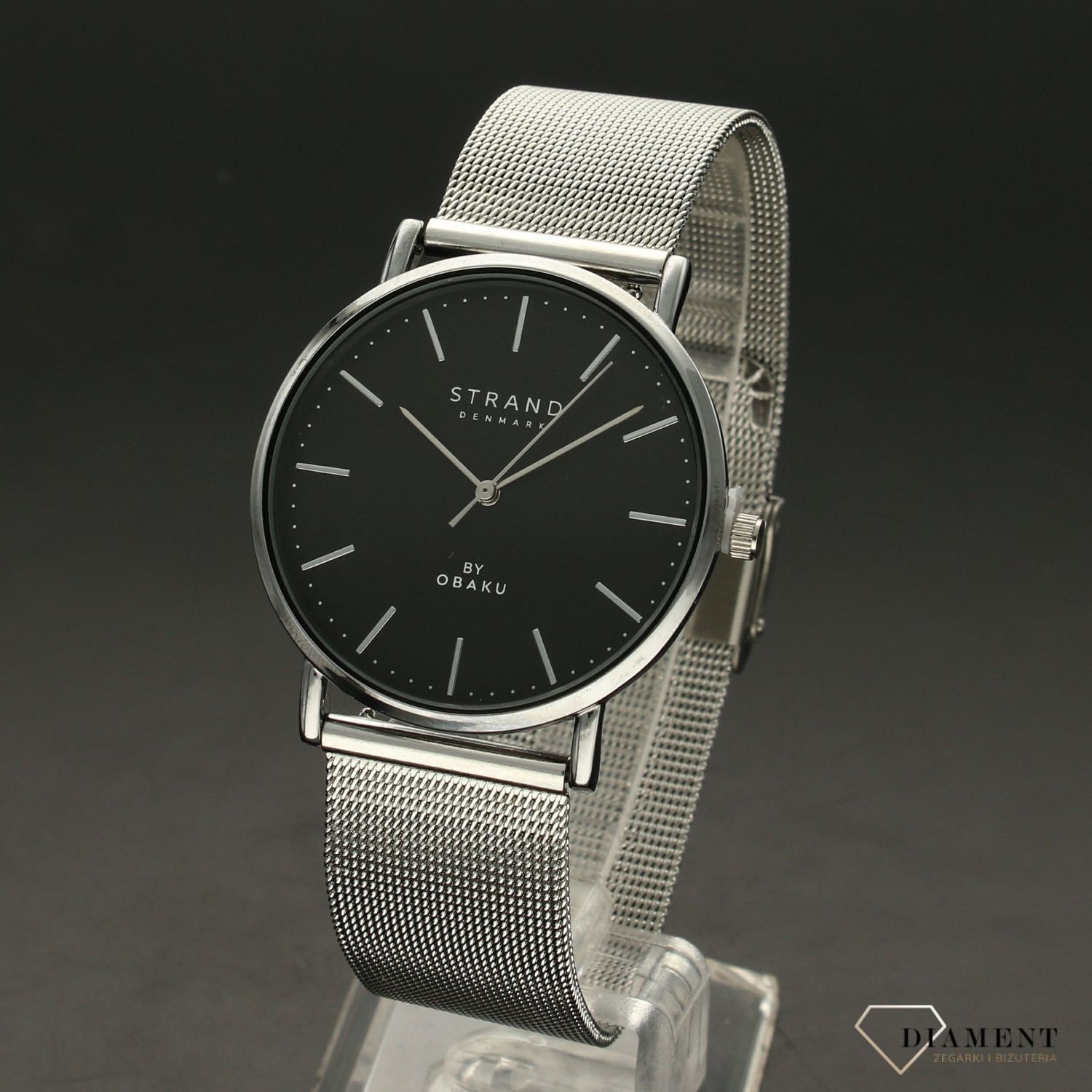 Zegarek męski Strand Hudson S702GXCBMC. Strand Hudson to elegancki zegarek męski z oryginalną, szarą tarczą. Zegarek posiada indeksy w kolorze srebra.55.jpg