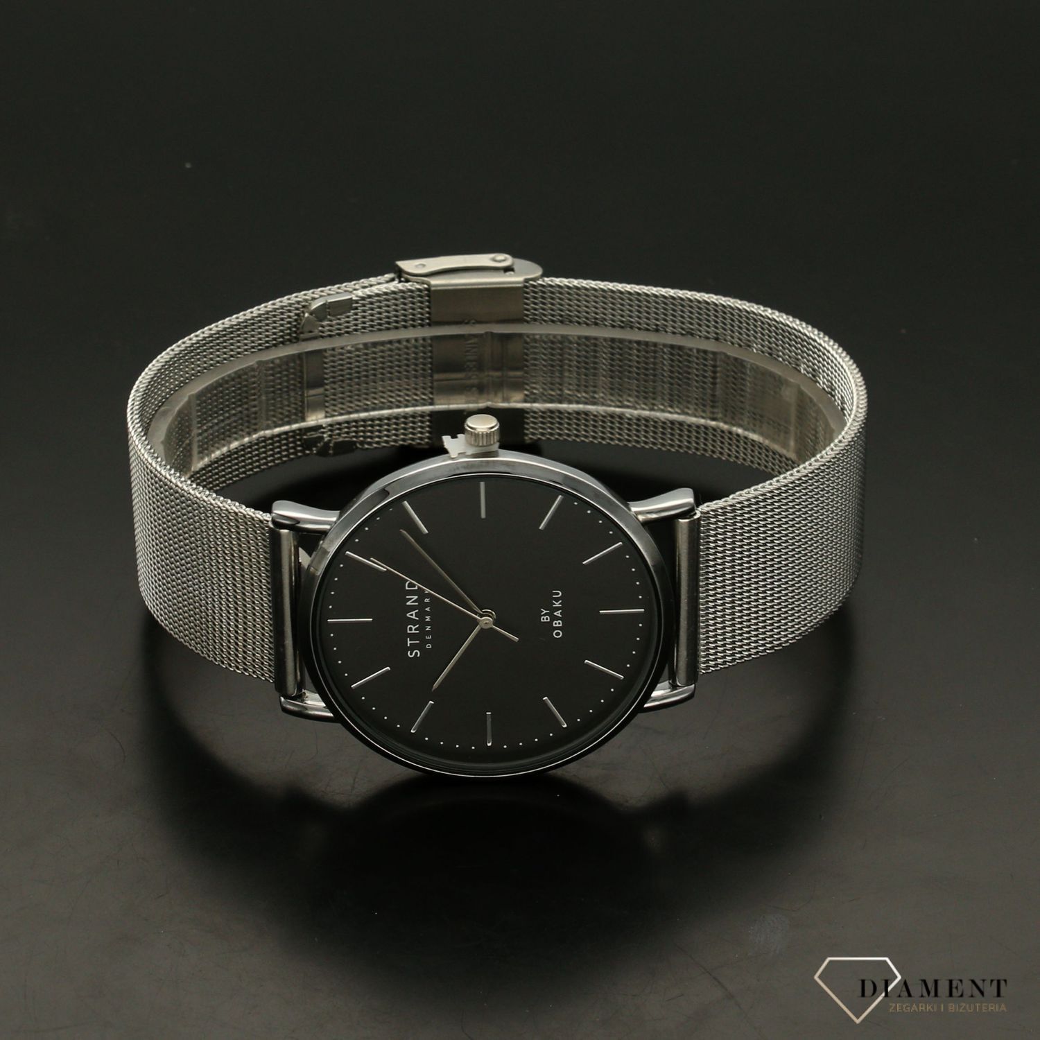 Zegarek męski Strand Hudson S702GXCBMC. Strand Hudson to elegancki zegarek męski z oryginalną, szarą tarczą. Zegarek posiada indeksy w kolorze srebra.55.jpg