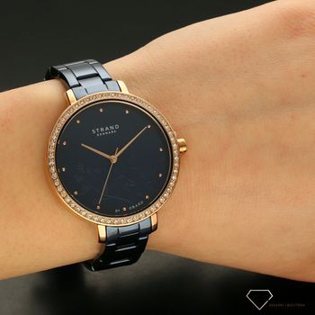 Zegarek damski na niebieskiej bransolecie STRAND Pacifica S712LXVLSL (5).jpg