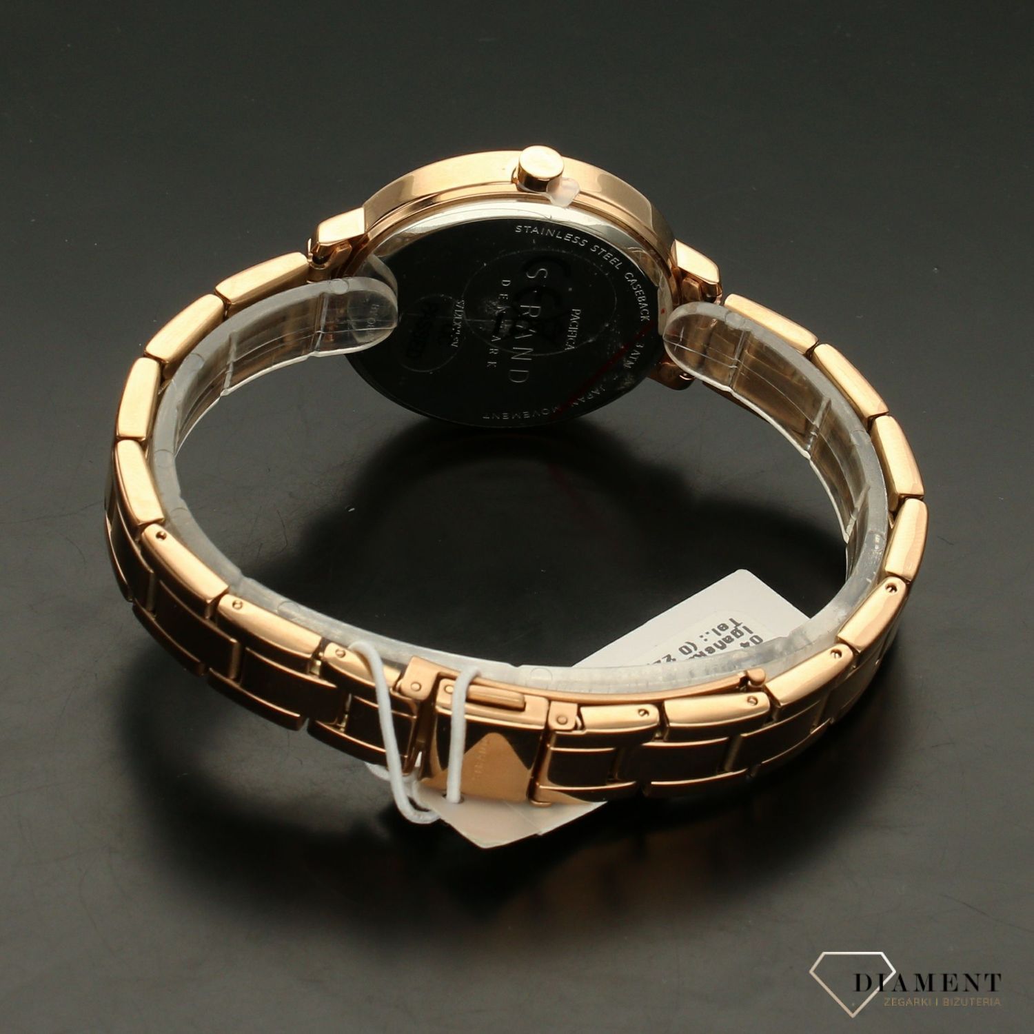 Zegarek damski STRAND Pacifica S712LXVLSV. Zegarek damski STRAND Pacifica S712LXVLSV. Strand Pacifica to elegancki zegarek damski z oryginalną, granatową tarczą ozdobioną kwiatowym motywem. Zegarek damski posiada in8.jpg