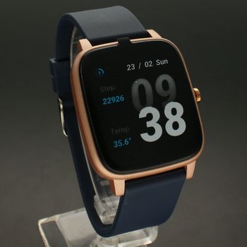 Smartwatch Stand na niebieskim pasku silikonowym (1).jpg