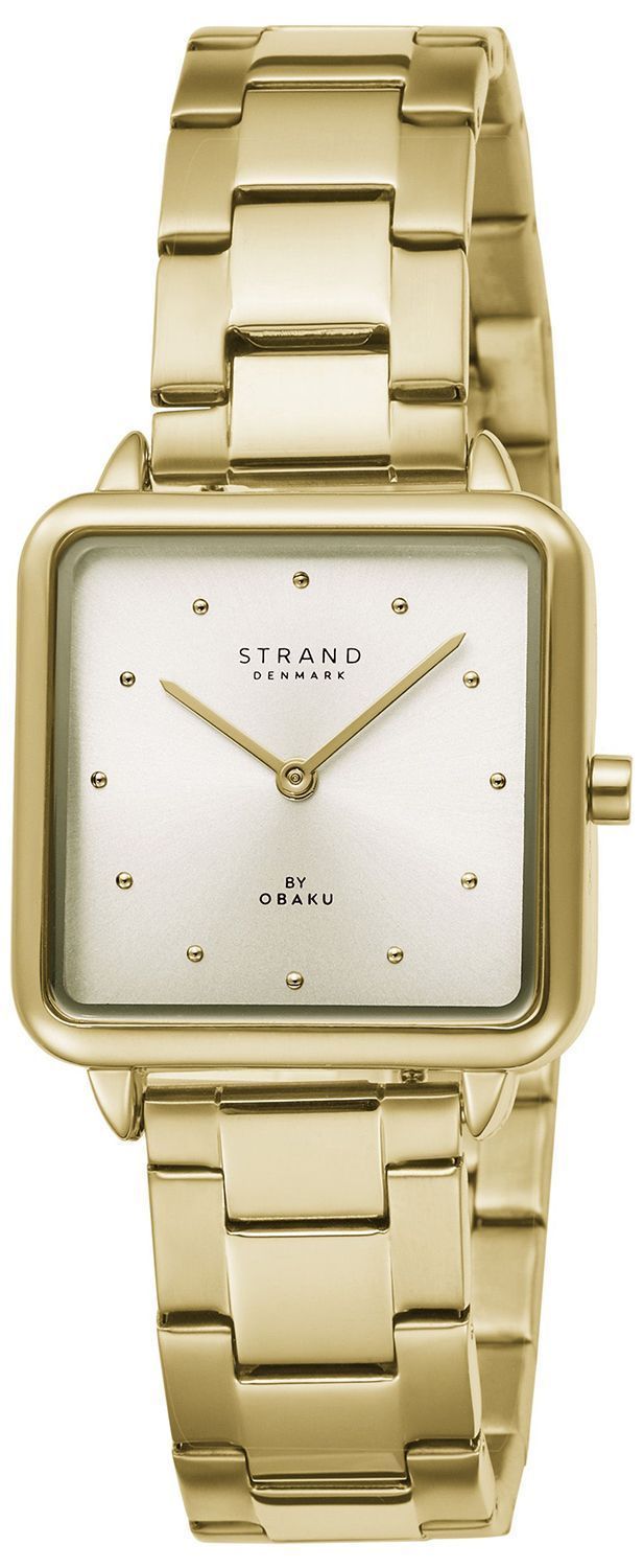 Zegarek damski Strand Złoty kwadrat S718LXGGSG.jpg