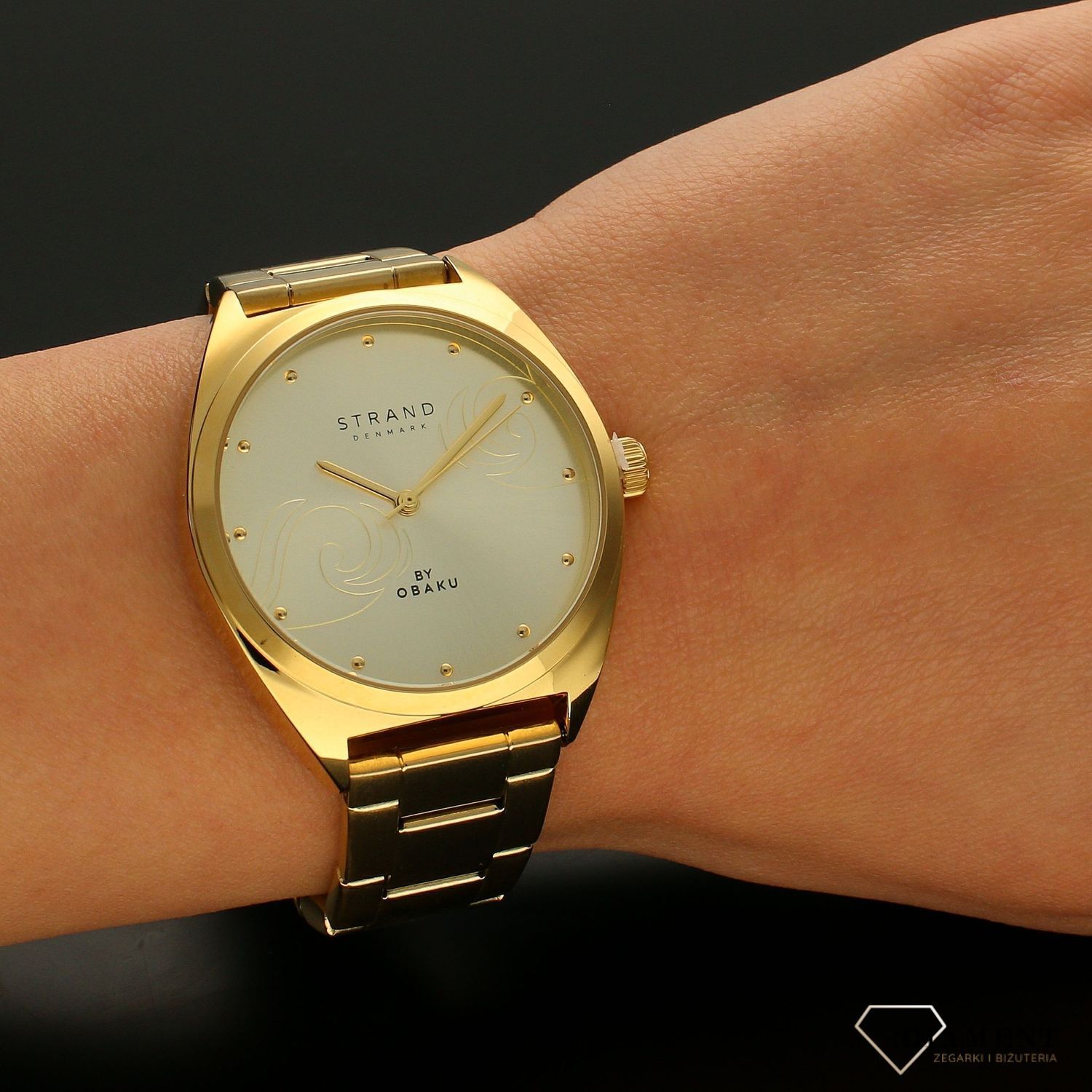 Zegarek damski na złotej bransolecie S719LXGGSG.jpg