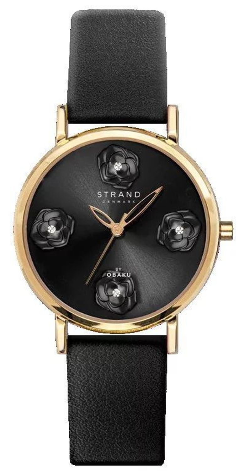 Zegarek damski Strand czarny na pasku S733LXGBVB.jpg
