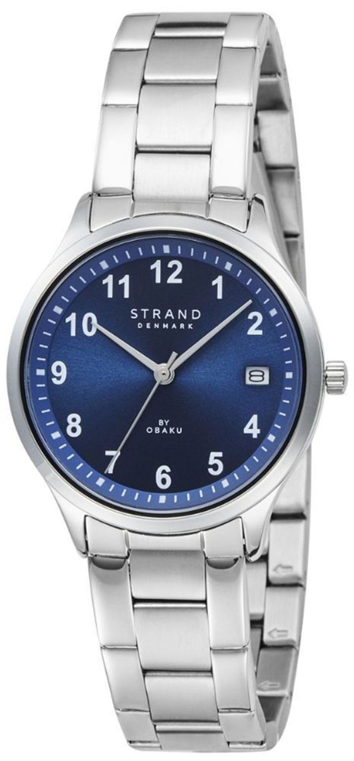 Zegarek Strand by Obaku Oceania Mini Cyan S743LDCLSC – damski zegarek z niebieską tarczą i stalową bransoletą (1).jpg