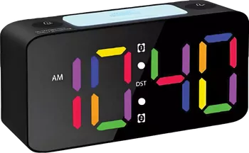 Cyfrowy Zegar Budzik JVD SB2020.3 LED z Alarmem i Regulacją Jasności ..webp