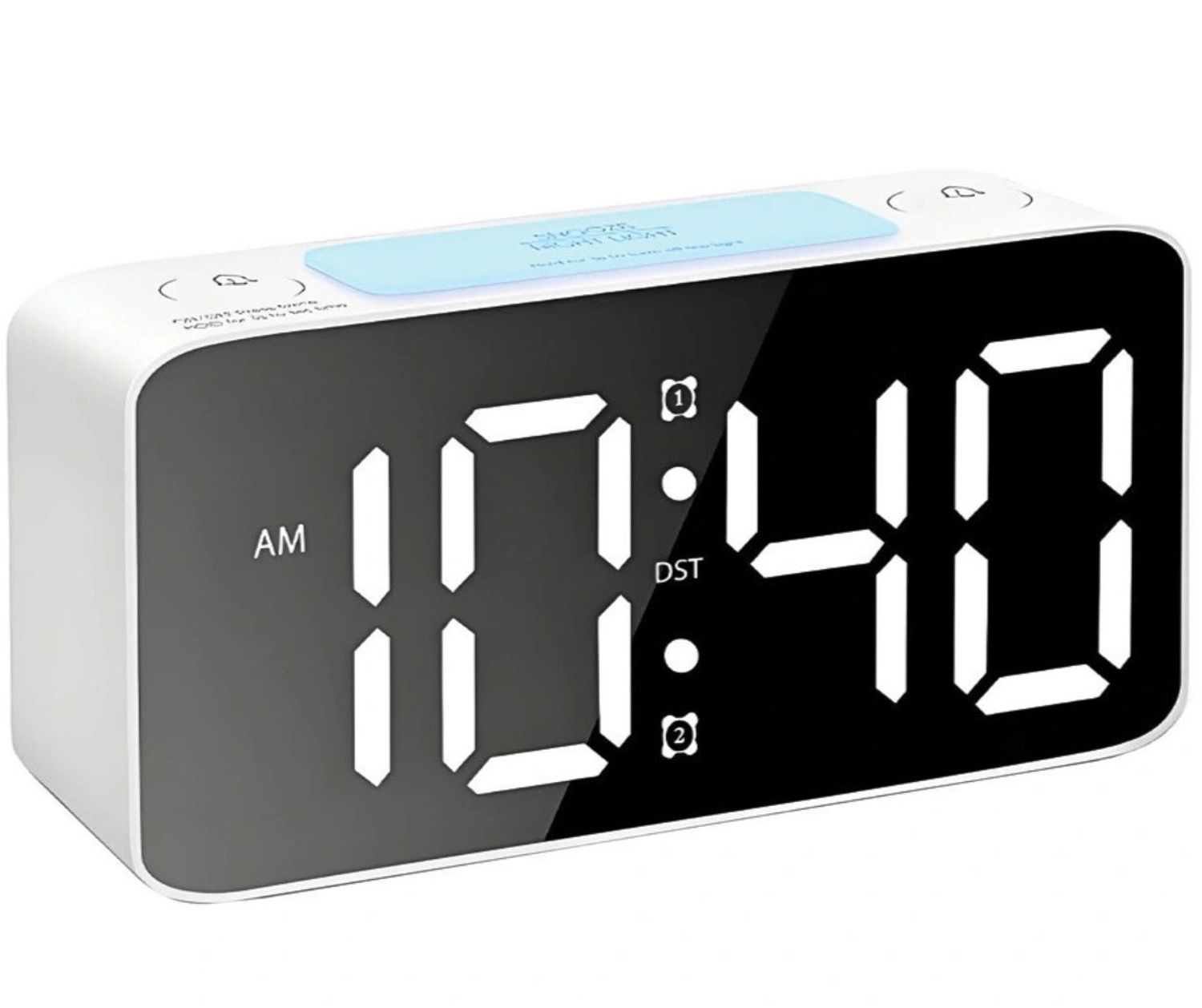Cyfrowy Zegar Budzik JVD LED z Alarmem i Regulacją Jasności – Biały, USB.jpg