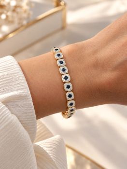 Złota bransoletka damska z 348 diamentami 1,02 ct i 29 szafirami 2,00 ct – 18 cm (1).jpg