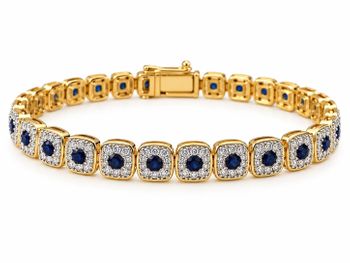 Złota bransoletka damska z 348 diamentami 1,02 ct i 29 szafirami 2,00 ct – 18 cm (4).jpg
