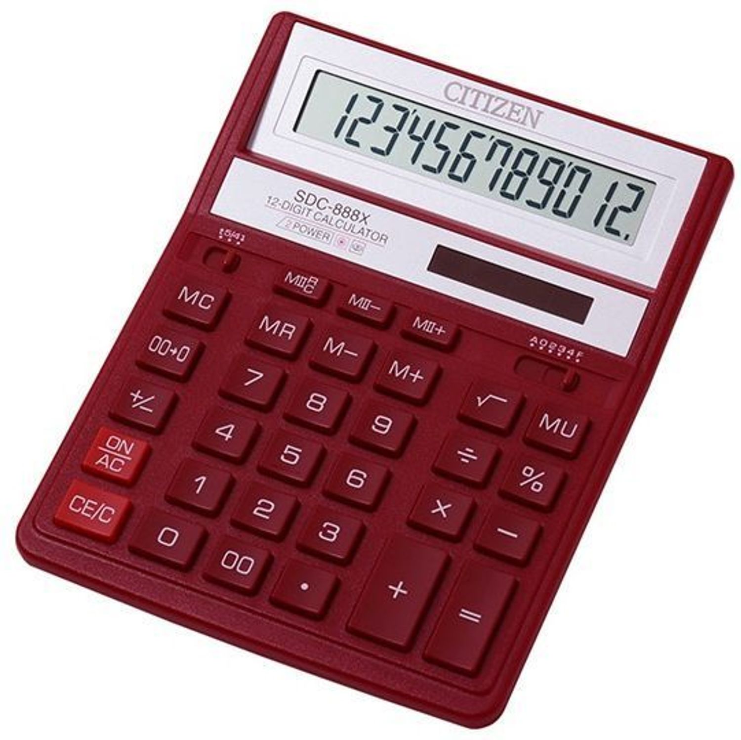 Citizen SDC-888XRD – nowoczesny kalkulator biurowy 12-pozycyjny z podwójną pamięcią, funkcją obliczania marży, pierwiastkiem kwadratowym i podwójnym zasilaniem (panel solarny + bateria).1.jpg