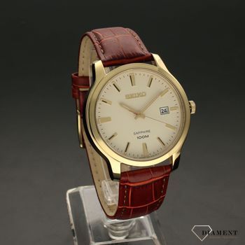 Zegarek męski Seiko 'Złoty klasyk z szafirowym szkłem' SGEH44P1 (1).jpg