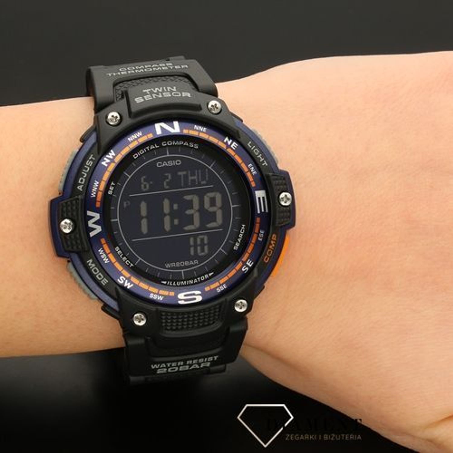 Męski zegarek Casio SGW-100-2BER.jpg