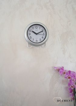 Zegar ścienny do łazienki, sauny JVD Szary SH018 to zegar do łazienki w kolorze szarym , zegary do łazienki, zegary łazienkowe, zegary wodoszczelne, zegary ścienne (3).JPG