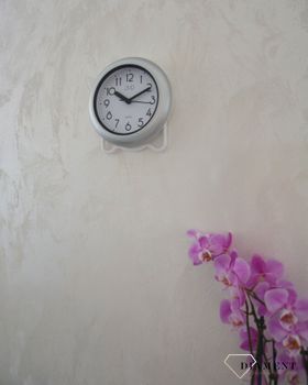 Zegar ścienny do łazienki, sauny JVD Szary SH018 to zegar do łazienki w kolorze szarym , zegary do łazienki, zegary łazienkowe, zegary wodoszczelne, zegary ścienne (4).JPG