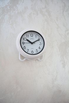 Zegar ścienny do łazienki, sauny JVD Biały SH018, zegary do łazienki, zegary łazienkowe, zegary wodoszczelne, zegary ścienne (2).JPG